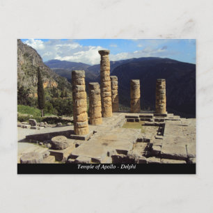 Temple of Apollo - Delphi Vykort