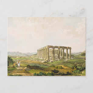 Temple of Apollo Epicurius, plate 25 från Part Vykort
