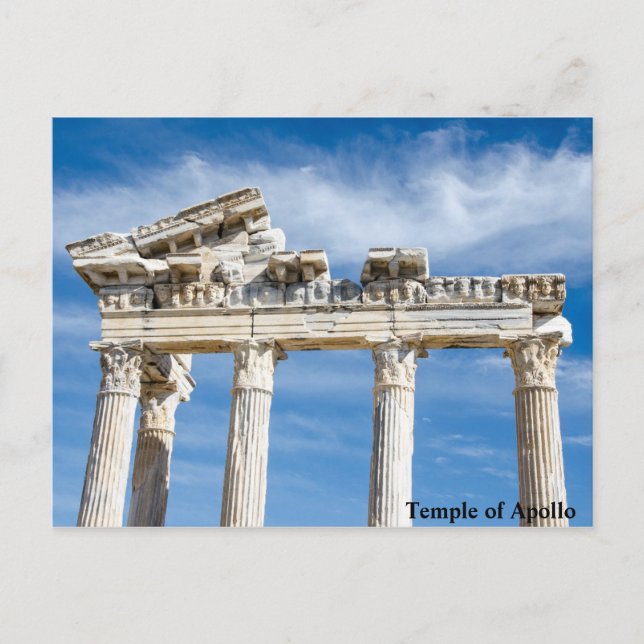 Temple of Apollo Vykort (Framsida)