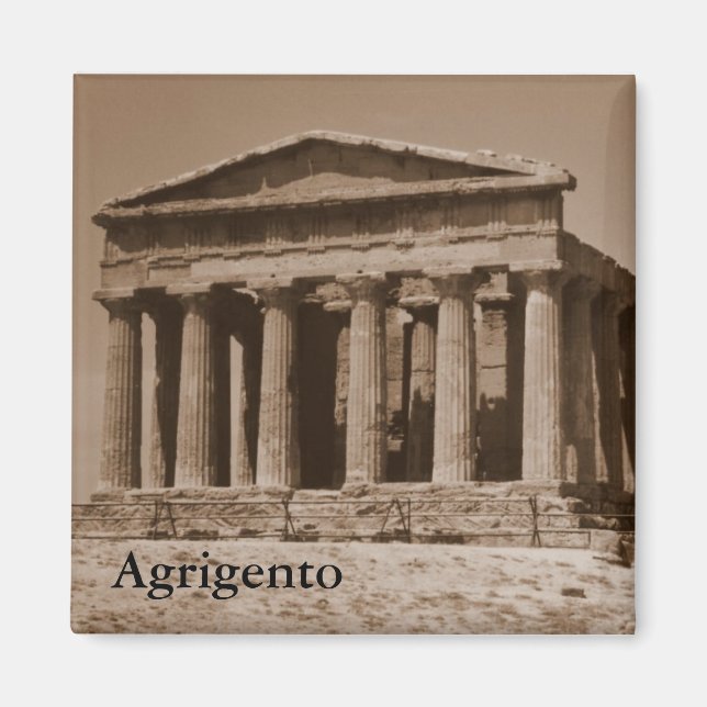Temple of Concordia Magnet (Framsidan)
