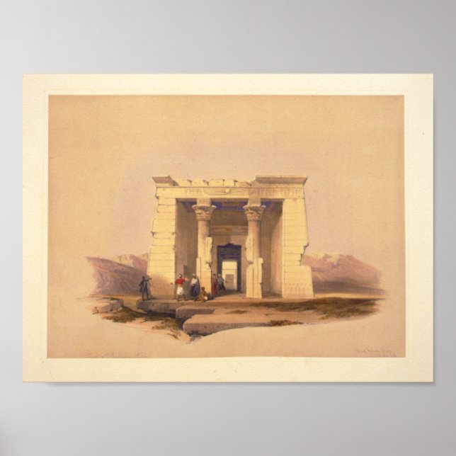 Temple of Dandour—Nubia Poster (Framsidan)