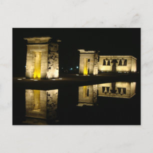 Temple of Debod, Madrid, Spanien Vykort