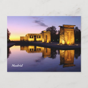 Temple of Debod Vykort