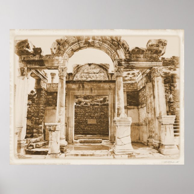 Temple of Hadrian, Ephesus POSTER (Framsidan)