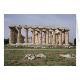 Temple of Hera I Hälsningskort