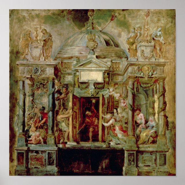 Temple of Janus, 1630s Poster (Framsidan)