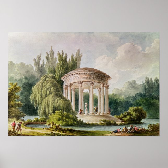 Temple of Kärlek, Petit Trianon Poster (Framsidan)