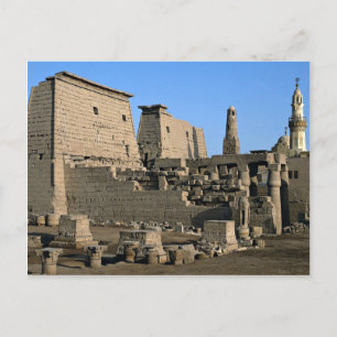 Temple of Luxor, Luxor, Egypten Desert Vykort