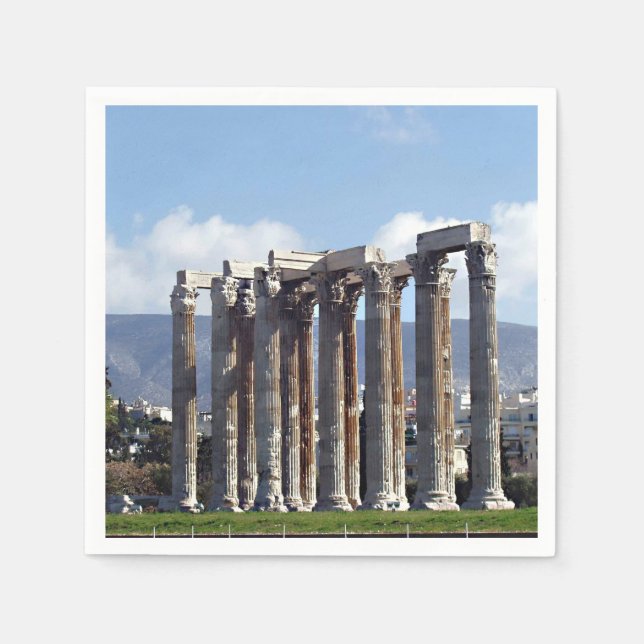 Temple of Olympian Zeus Pappersservett (Framsidan)