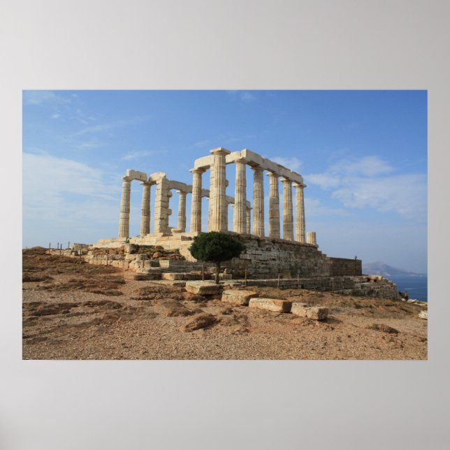 Temple of Poseidon Poster (Framsidan)