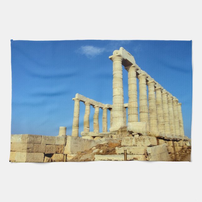 Temple of Poseidon - Sounio Kökshandduk (Horisontell)