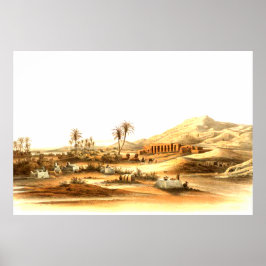 Temple of Sethos I , Egyptenen Poster