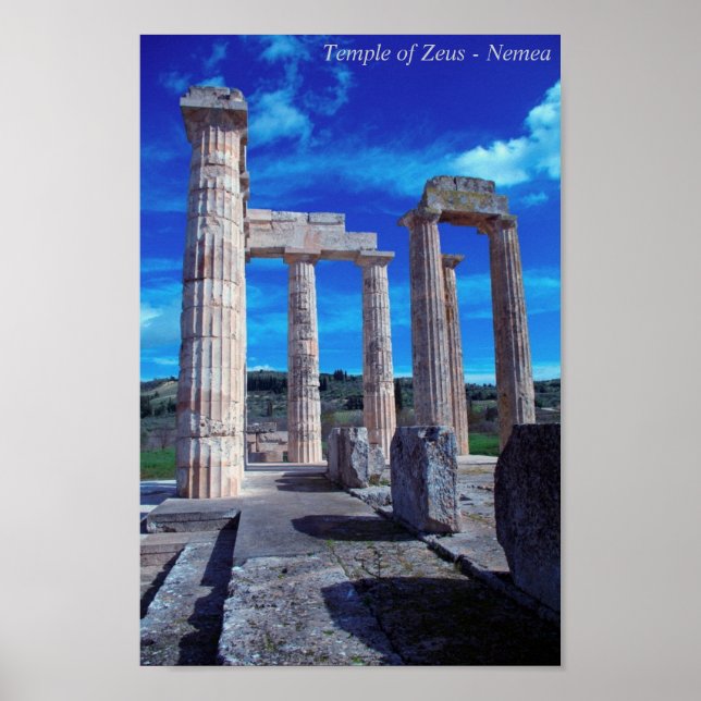 Temple of Zeus - Nemea Poster (Framsidan)