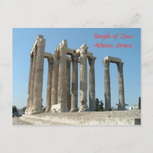 Temple of Zeus Vykort