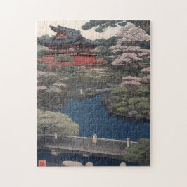 Temple on the river - Japan Pussel