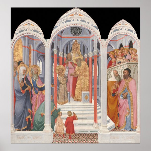 Temple - Paolo di Giovanni Fei Fine Art Poster (Framsidan)