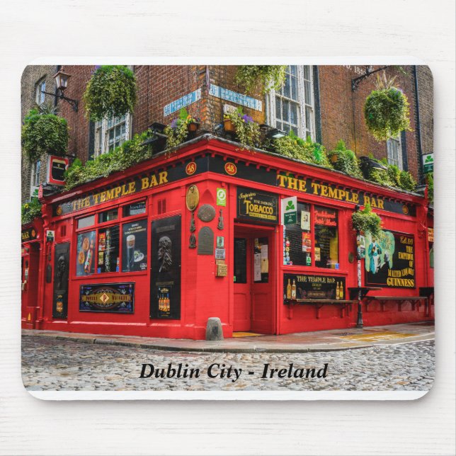 Temple Pub Dublin City Ireland Musmatta (Framsidan)