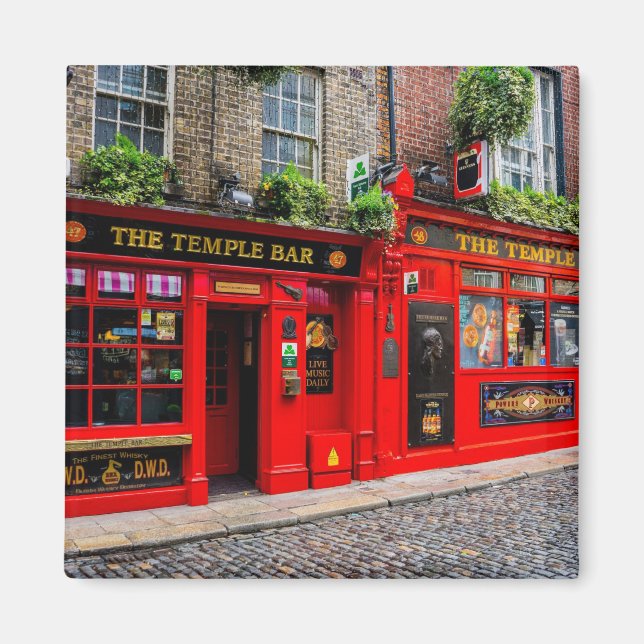 Temple Pub, Dublin, Irland Magnet (Framsidan)