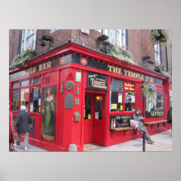 Temple Pub - Dublin, Irland Poster