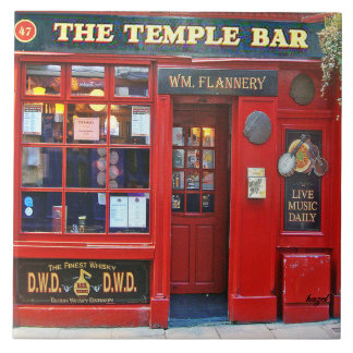 Temple Pub Dublin, Temple Pub Kakelplatta