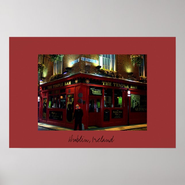 Temple Pub Poster (Framsidan)