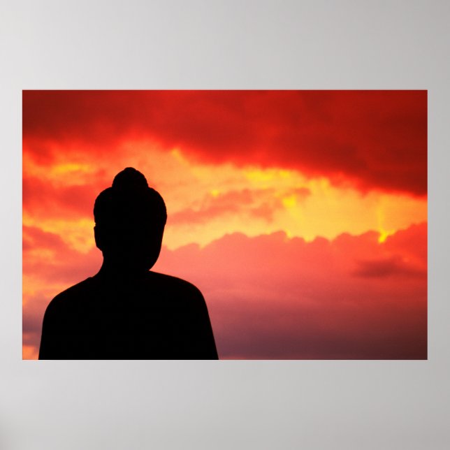 Temple Relic | Buddhistiska statyer Poster (Framsidan)