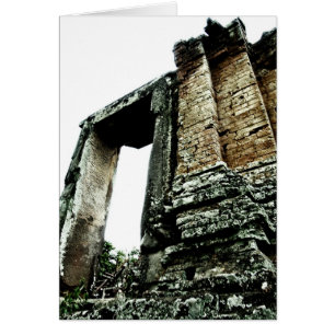 Temple Ruins, Kambodja   Resor 2009 Hälsningskort