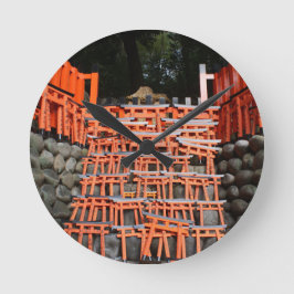 Temple Stone Fjärran östern Rund Klocka