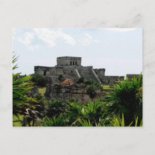 Temple, Tulum, Mexiko Vykort