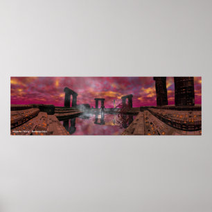 TEMPLE VATTEN/HYPERION WORLD ,Sci-Fi Poster
