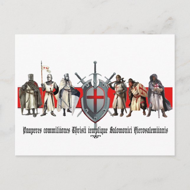 Templer-Brüder Postkarte einfach Vykort (Framsida)