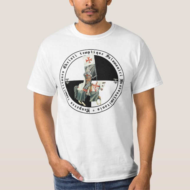 Templer Fahnenritter T-shirt (Framsida)