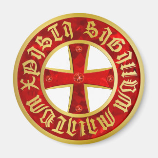 Templer Kreuz / Ritterkreuz / Crusaders Cross Magnet