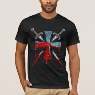 Templer Kreuz + Schwerte / Knights Cross Tröja