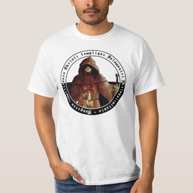 Templer Mönch Shirt Nr. 03080920132 Tee Shirt (Framsida)
