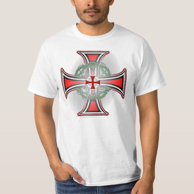 Templerkreuz mit Dornen Tröja (Framsida)