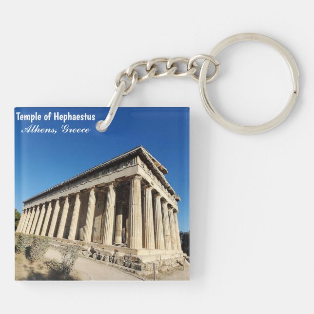 Templet Hephaestus Aten Grekland Souvenir (Baksidan)