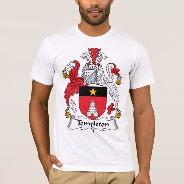 Templeton familjvapensköld t-shirt (Framsida)