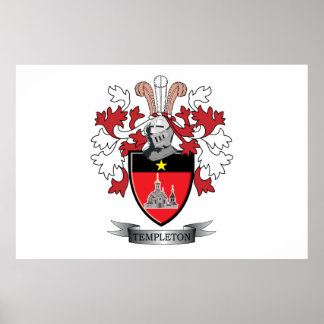 Templeton Family Crest Jackar om Arm Poster