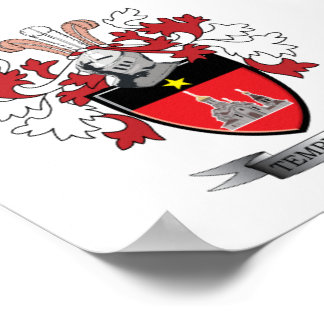 Templeton Family Crest Jackar om Arm Poster