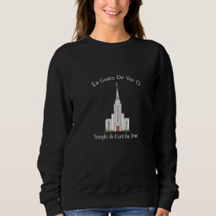 Templo De Curitiba Brasil Eu Gosto De Ver Portugue T Shirt