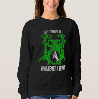 Tempo är Spelar ingen roll i trumma-trummuppsättni T Shirt