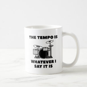 Tempo är Spelar ingen roll, säger jag. Kaffemugg