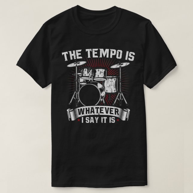 Tempo-programmet är Spelar ingen roll, säger jag,  T Shirt (Design framsida)