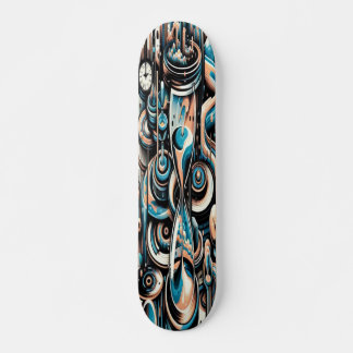 "Temporala visioner" Mini Skateboard Bräda 18,5 Cm