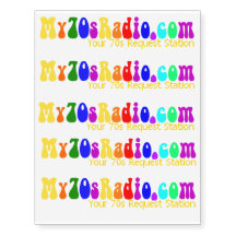 Temporär tatuering för my70-talet