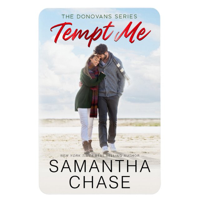 Tempt Me Bok Cover Magnet (Vertikal)