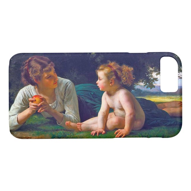 Temptation, Bouguereau Case-Mate iPhone Skal (Baksida (horisontal))