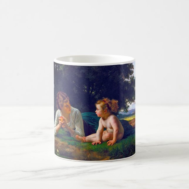 Temptation, Bouguereau Kaffemugg (Center)