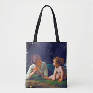 Temptation, Bouguereau Tygkasse